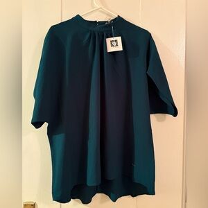 Anne Klein Teal Blouse